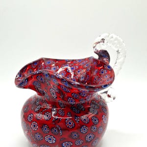 イタリアヴィンテージ MURANO ITALY ミルフィオリ 小さな一輪挿し イタリアヴィンテージ MURANO ITALY ミルフィオリ 小さな一輪挿し
