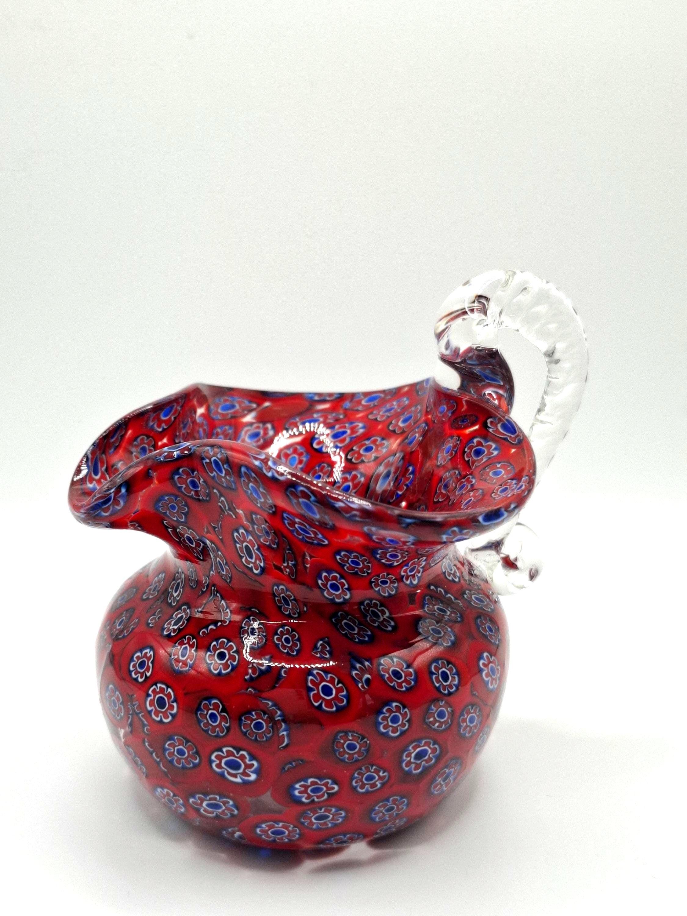 ムラーノ ミルフィオリ murano millefiori 花瓶 ムラーノ ミルフィオリ 花瓶 - Etsy 日本