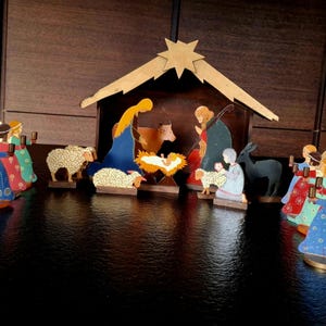 Vintage Nativity Scene