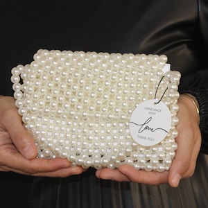 Elegante Perlen verzierte Tasche - perfekt für jeden Anlass