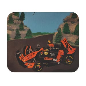 McLaren F1 Fan Maus Pad, Rennauto Geschenk, rechteckige Matte, künstlerisches Schreibtischzubehör, Formel 1 Merchandise