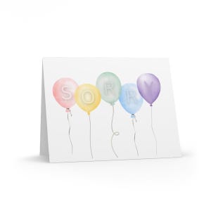 Afgesneden kaarten: Sorry, Not Sorry Edition-wenskaartenset | Cheeky Cards voor schone vakanties en Zero Regrets Enkele kaart