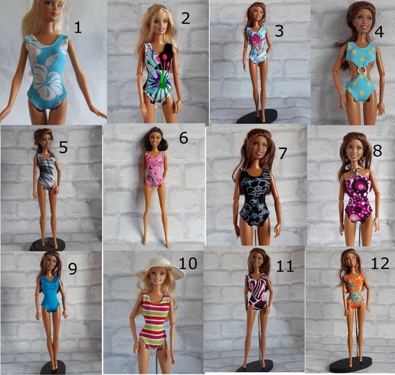 Swimsuit for Barbiesized dolls in several colors and Etsy