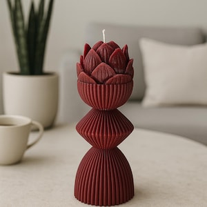 Lotus Flower Soya Candle: Zen-spirituelles Wohndekor