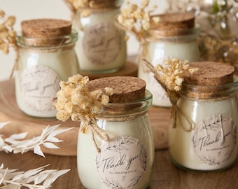 Bridesmaid Proposal Soy Candle: Elegant Wedding Party Gift