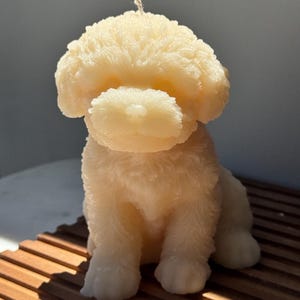 Adorable Puppy Shaped Candle – Handmade Dog Candle – Unique Gift for Dog Lovers – Cute Animal Shaped Soy Wax Candle – Pet Lover Gift Idea