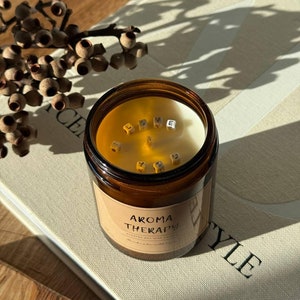 Custom Secret Message Candle, Personalized Candle, Custom Candle, Candle Gift,Soy Wax Candle, Secret Santa Gift, Surprise Message,Candles