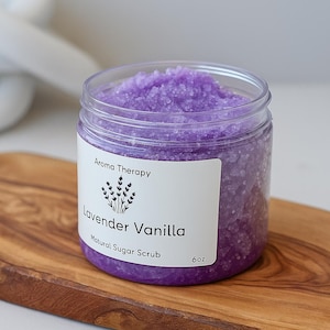 Organic Sugar Scrub: Vegan Exfoliating Body Scrub - Silky Smooth Skin