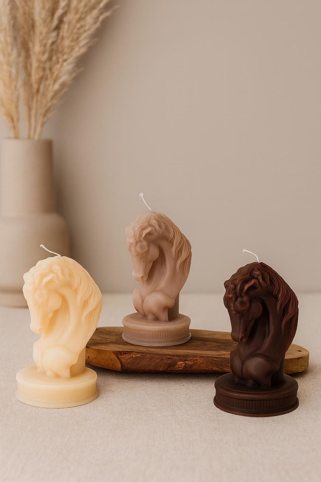 Hand-poured Soy Wax Horse Candle: Equestrian Home Decor - Etsy
