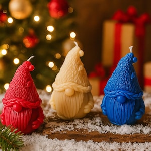 Wunderliche Wichtel-Weihnachtskerze: Sojawachs-Weihnachtsdekor, festliches Herzstück