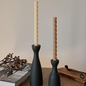 Vela cónica con diseño en espiral: decoración para el hogar, velas para la cena, regalo para anfitrionas, decoración navideña, vela cónica alta elegante, vela para bodas