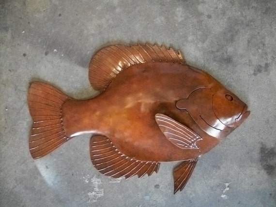 Bluegille Sunfish 20in Metal Wall Art SHIPPING FREE in the US