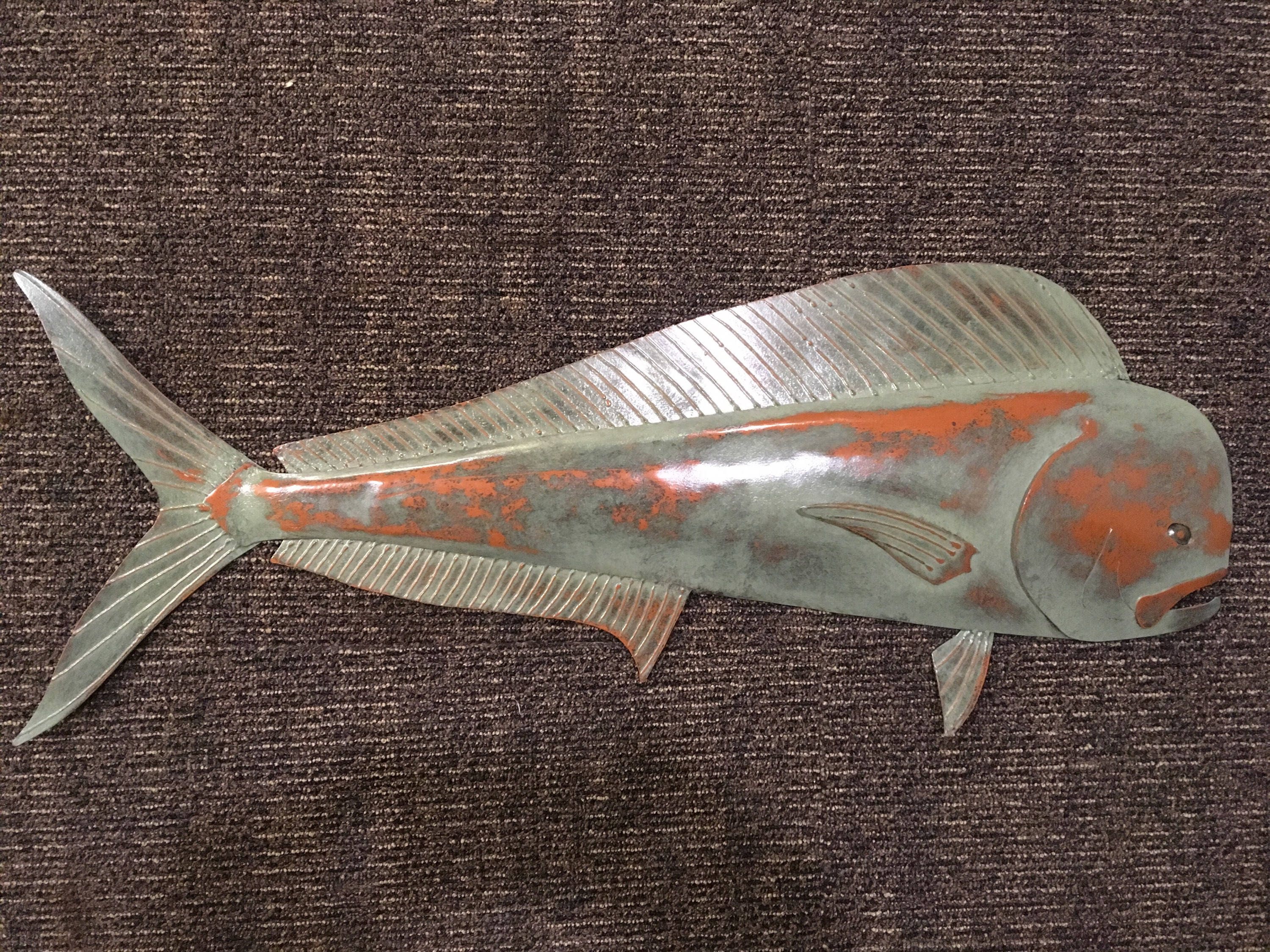 97 mahi metal fish