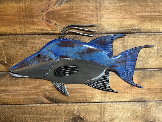 Hogfish 25in Metal Wall Art FREE SHIPPING in the US