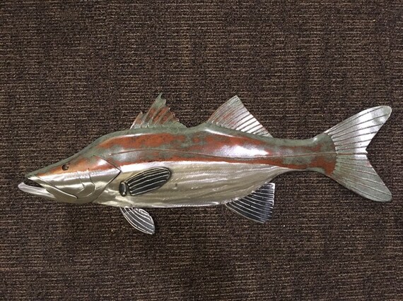 Snook 30in Metal Fish Art FREE SHIPPING in the US