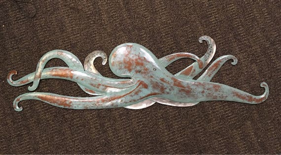 Octopus 48in Handmade Metal Wall Art FREE SHIPPING in the US