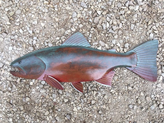 Brook Trout Metal Wall Art FREE SHIPPING in the US