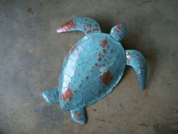 Sea Turtle Metal wall Art, SHIPPING FREE in the US