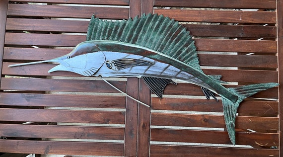 Sailfish 48in Metal Wall Art FREE SHIPPING in the US