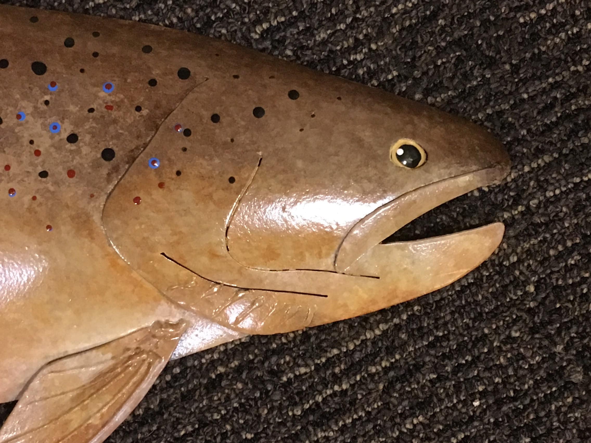 Brown Trout Metal Fish Wall Art FREE SHIPPING in the US