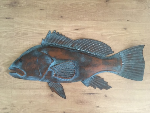 Black Sea Bass 30in Wall Art SHIPPING FREE in the US