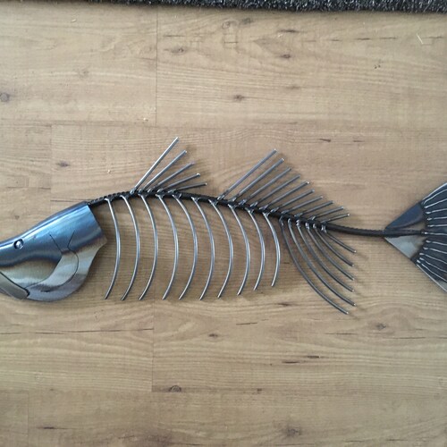 Snook Fish Metal 30in Wall Sculpture Tropical Beach Coastal Etsy