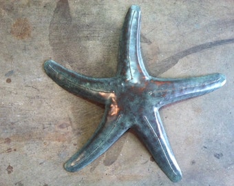 Starfish 20in x 20in  Handmade Metal Wall Art Sculpture Beach Coastal Tropical Decor