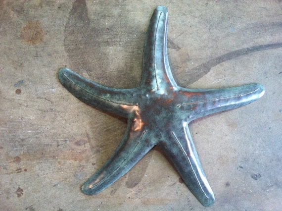 Starfish 20 x 20 Handmade Metal wall Art Sculpture  FREE SHIPPING in the US