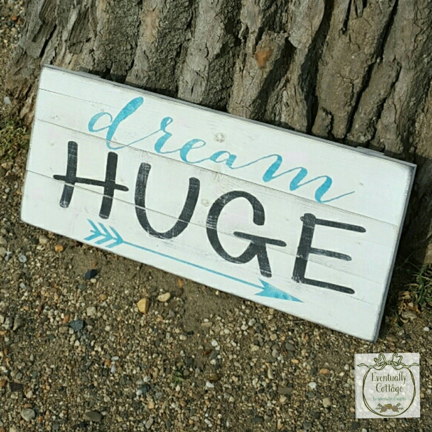 Handpainted Dream Huge Pallet Sign Etsy
