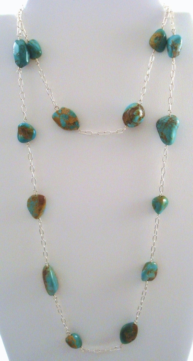 Turquoise...long and Lovely - Etsy