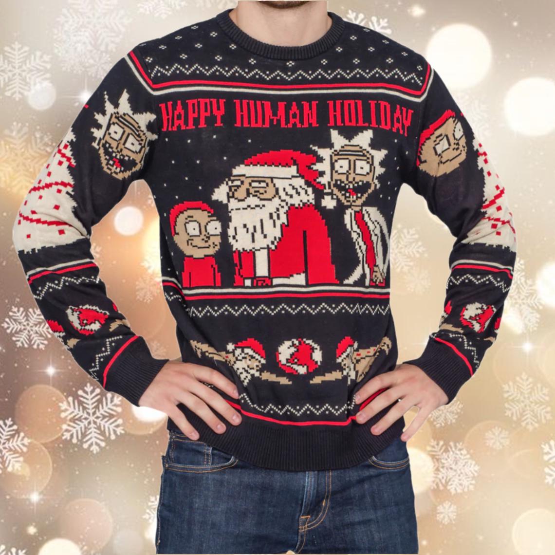 Christmas Sweater Rick and Morty Etsy Canada