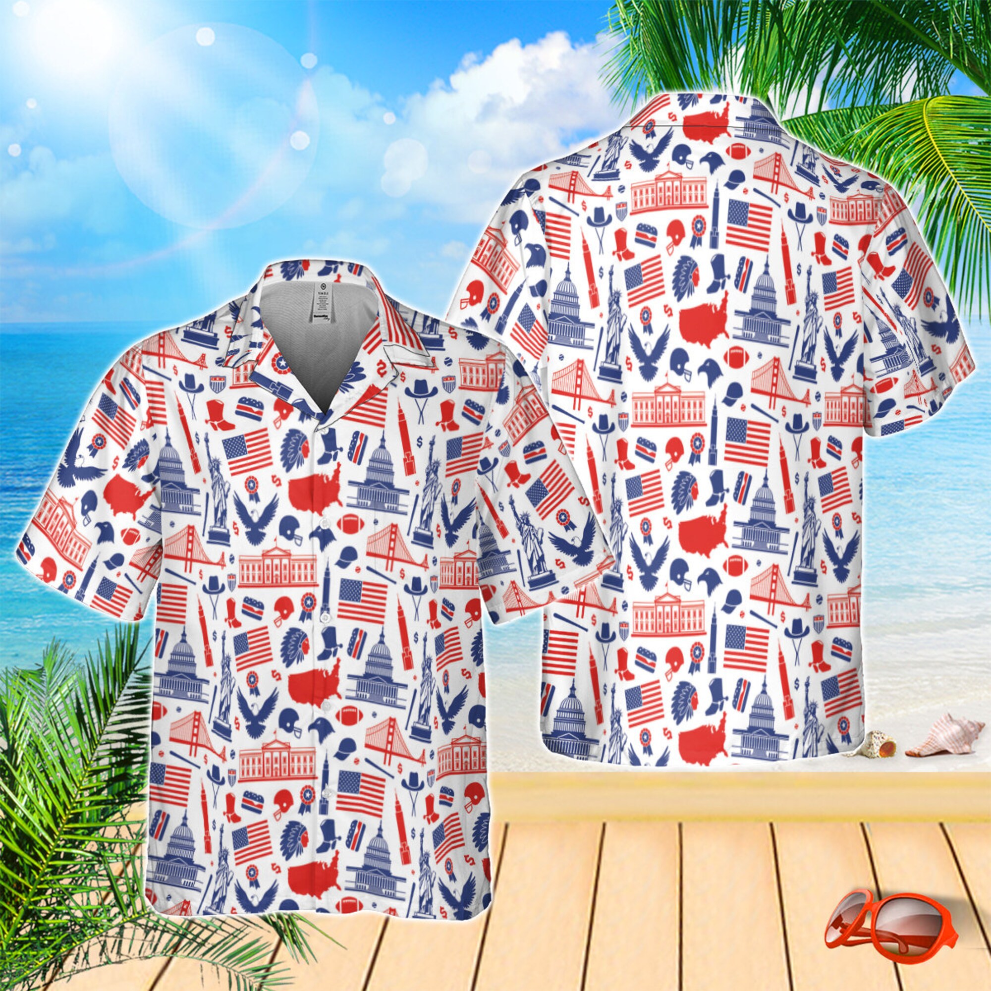 4th Of July Hawaiian Shirt