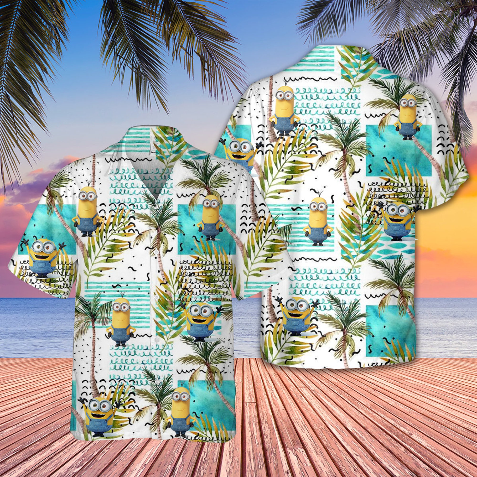 Minion Made in Hawaii, Super Soft Rayon Hawaiian Vintage Shirt