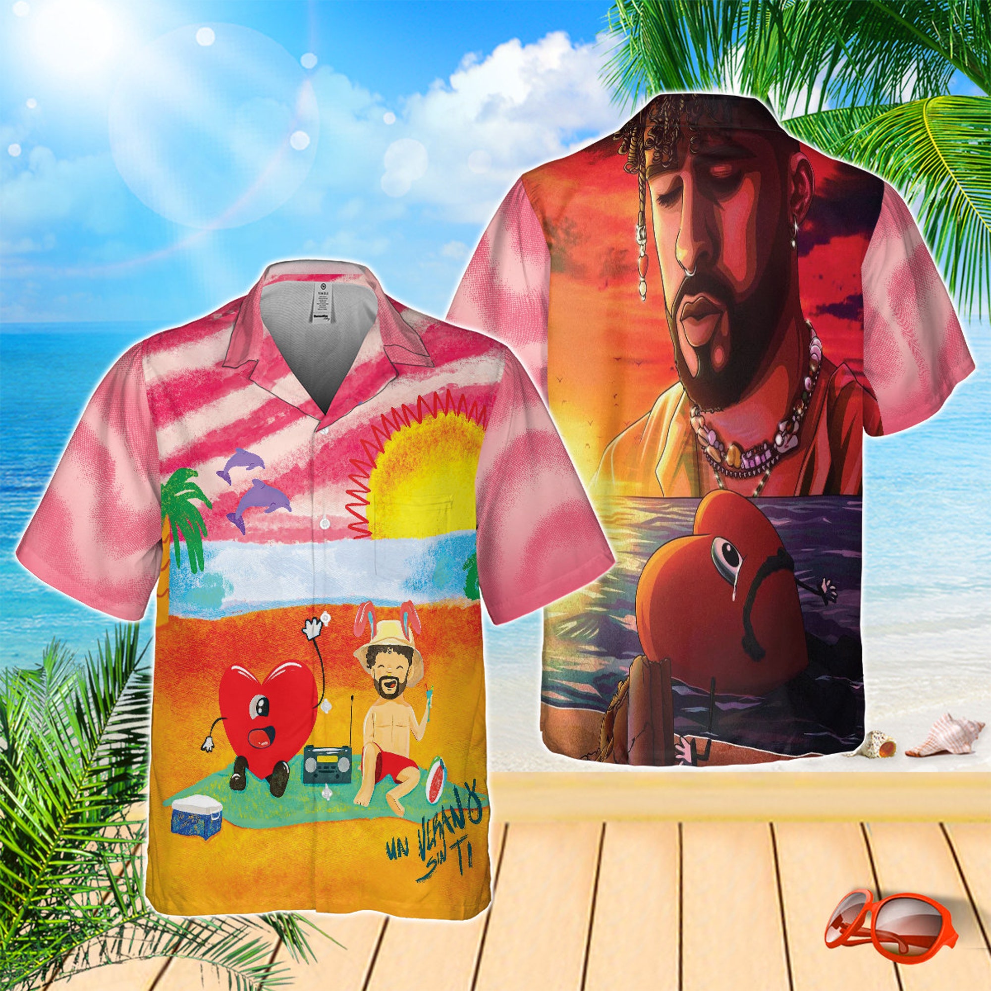 Un Verano Sin Ti Bad Bunny Retro Hawaiian Shirt