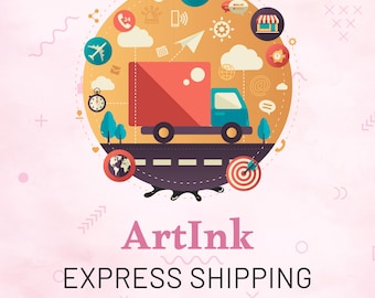 ArtInkStudioCo Express Shipping Listing
