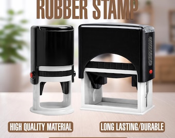 Individueller Logo Stempel für kleine Unternehmen, personalisierter Markenstempel, individueller Verpackungsstempel, runder oder rechteckiger Stempel, Geschenk für kleine Unternehmen