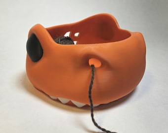 Dino Yarn Bowl Cute dinosaur yarn holder crochet tool bowl knitting tool bowl crochet gift knitting gift Adorable Dino