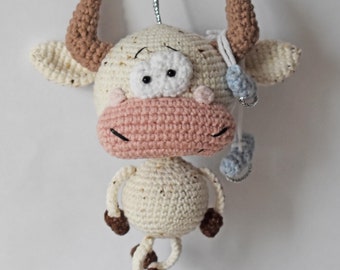 BULL Crochet pattern, PDF Digital Download, DIY Amigurumi bull