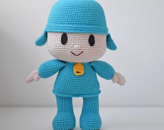 POCOYO Crochet pattern, amigurumi doll, PDF Digital Downloads