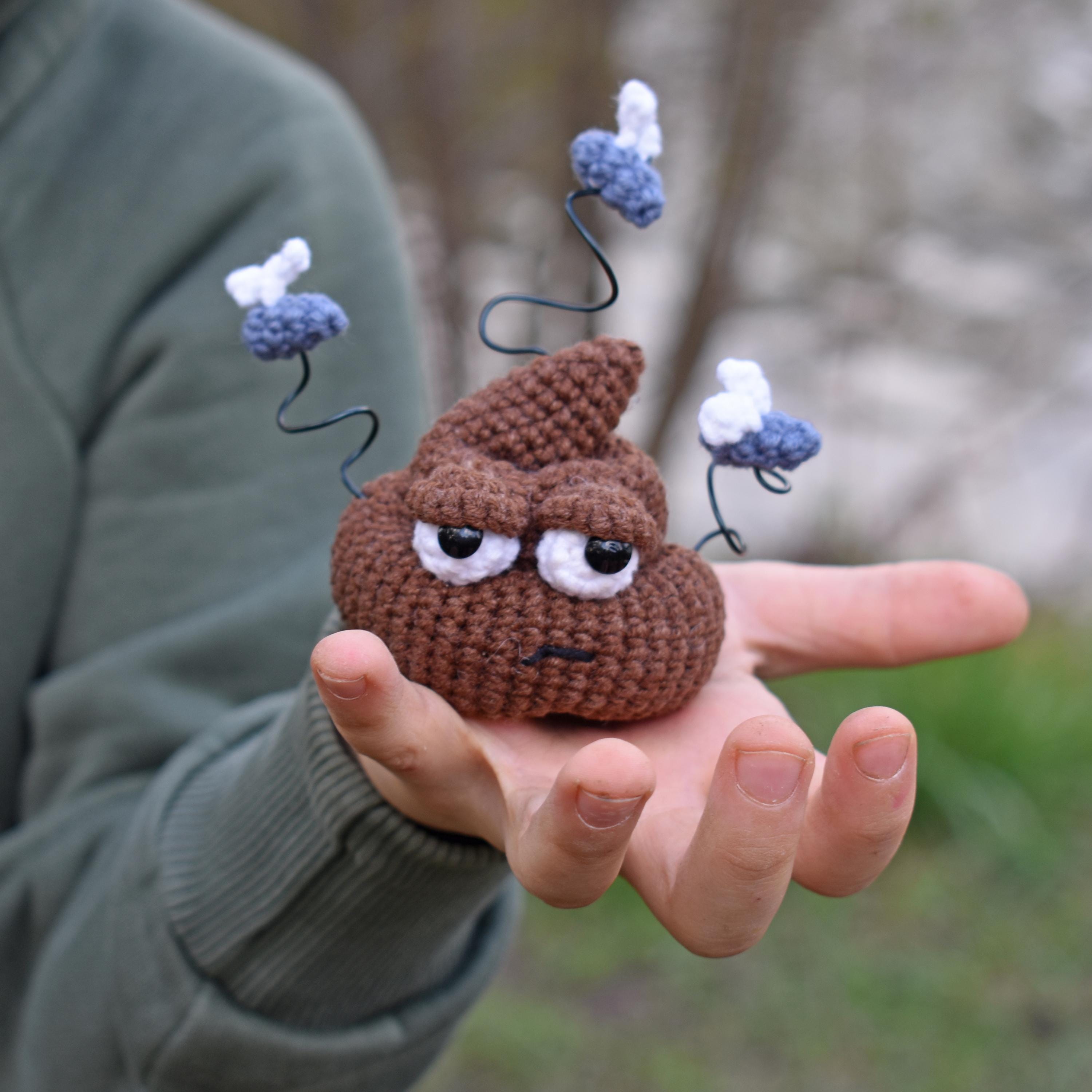 GRUMPY MR.POOP Crochet Pattern, Amigurumi Funny Poo Toy - Etsy