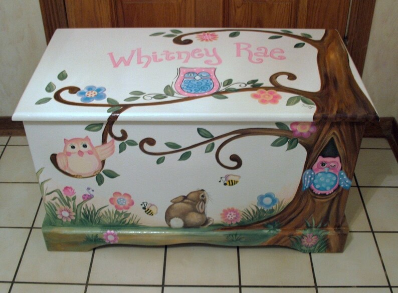 Custom Designed Owl Toy Chest image 2