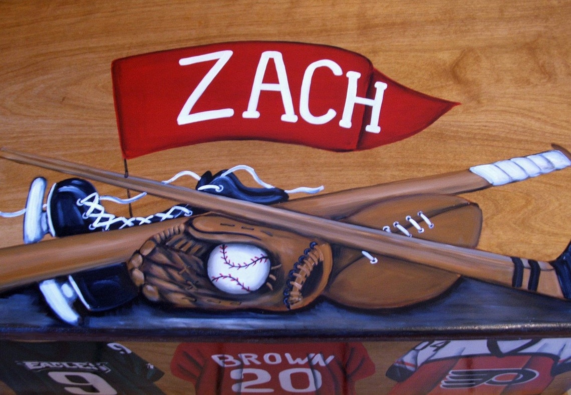 Sports Team Toy Box with Custom Jerseys Designed with your Etsy