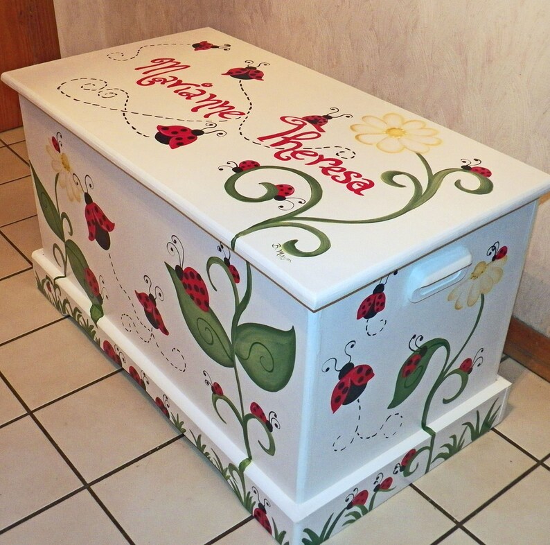 handmade personalised toy box