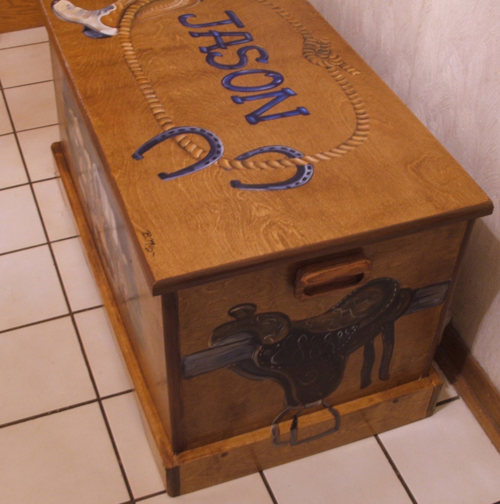 Cowboy Toy Box Custom Designed Etsy