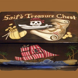 PIRATE TOY BOX Custom Designed For You image 1