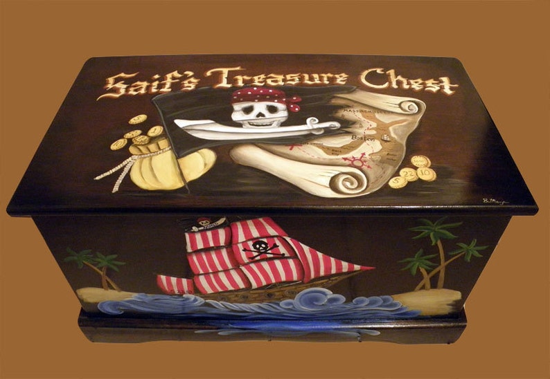 PIRATE TOY BOX Custom Designed For You image 1