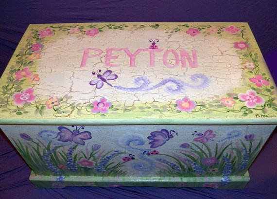 shabby chic toy chest