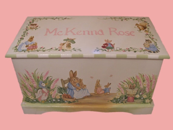 peter rabbit toy chest