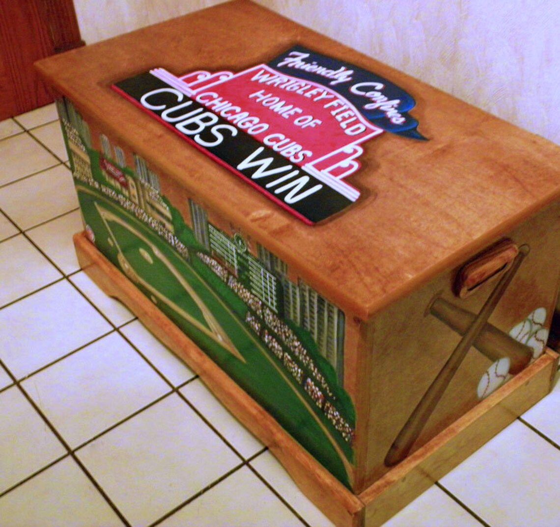 Custom Baseball Staduim Toy Box Memorable in Any Sports Theme Etsy