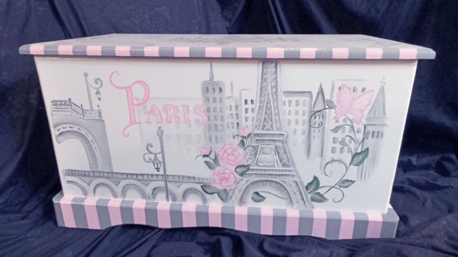 Custom Designed Parisian Toy Chest Chest Custom Designed Kids Etsy